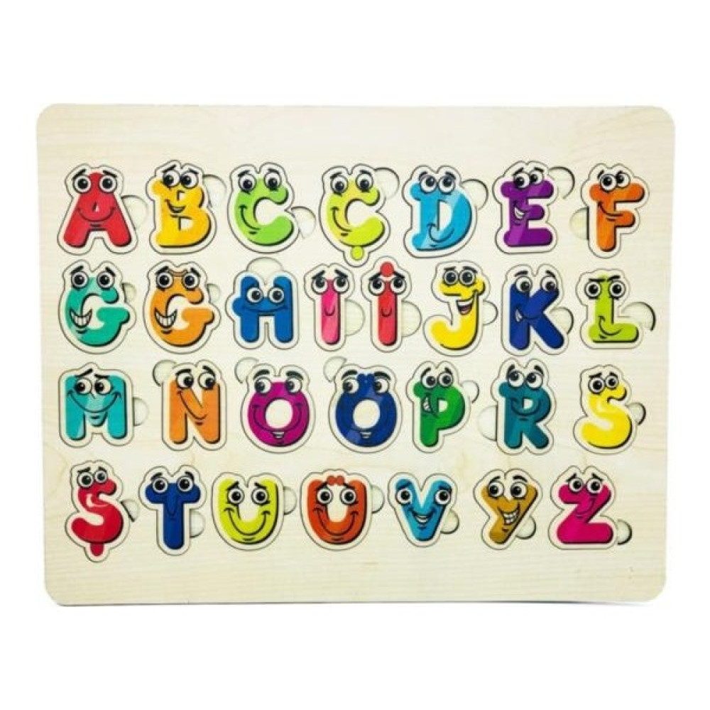 Woody Life Ahşap Alfabe Puzzle Eğitici Öğretici Oyuncak 6-72 Ay Bebek Oyuncakları Fiyatı