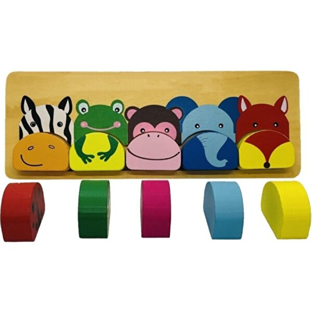 Woody Life Ahşap Kafa Bulma Bultak, 3D Eğitici Puzzle Okul Öncesi Eğitici Bultak. - Ahşap Desenli Bebek Oyuncakları Fiyatı