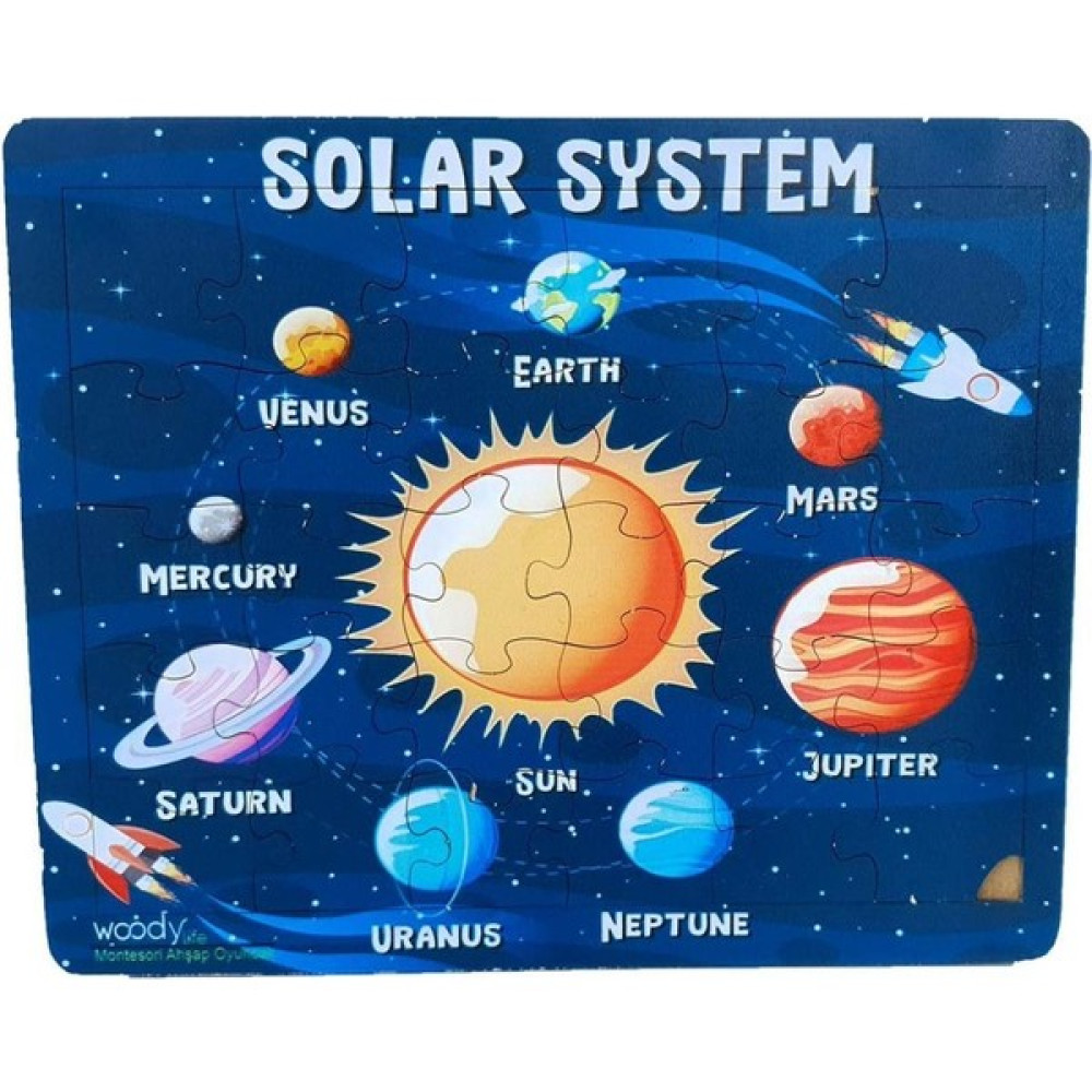 Woody Life Woodylife Güneş Sistemi Gezegenlar 30 Ahşap Puzzle Yapboz Eğitici Çocuk Oyuncak - Renkli Bebek Oyuncakları Fiyatı