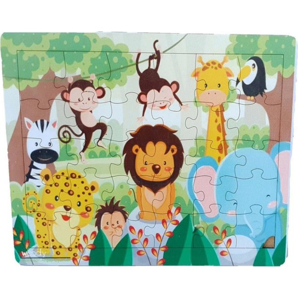 Woody Life Woodylife Orman Hayvaları 30 Ahşap Puzzle Yapboz Eğitici Çocuk Oyuncak - Renkli Bebek Oyuncakları Fiyatı