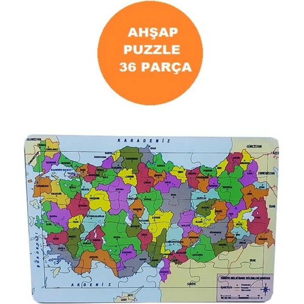 Woodylife Ahşap Türkiye Haritesi Şehirleri ve Yerleri Öğreniyorum Eğitici Çocuk Oyuncak Puzzle & Aksesuarları Fiyatı