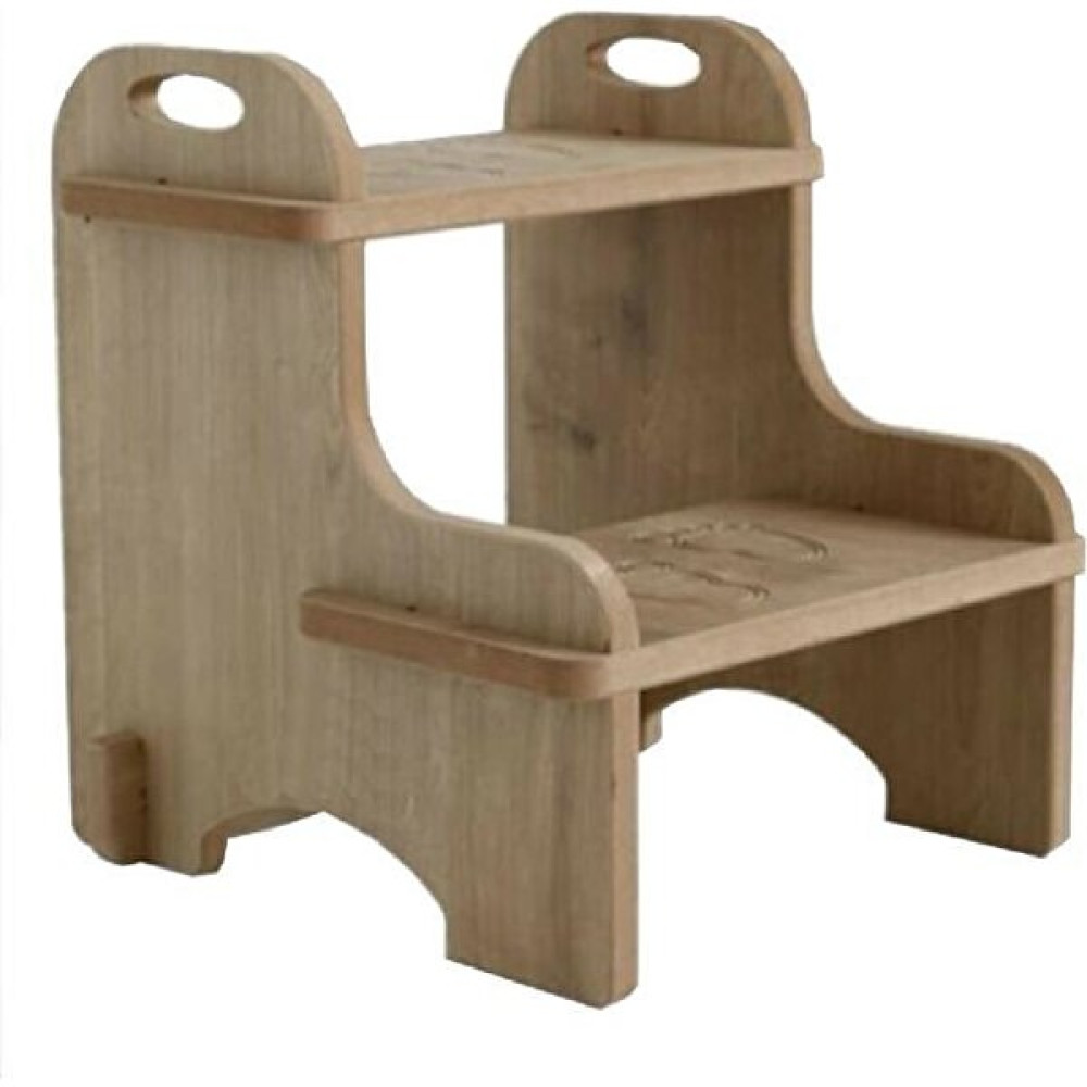 Woodylife Montessori Kahverengi Ahşap Basamak Tabure Çocuk Bebek Banyo Wc Lavabo Merdiven Yükseltici Eğitici Kaymaz Bebek Oyuncakları Fiyatı