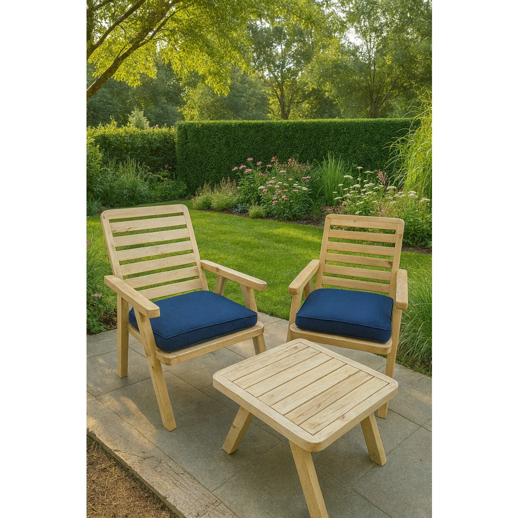 Woodzen Tabure, Sandalye, Koltuk, Bahçe Takımı, Şezlong - 3 Bahçe Mobilyası Takımı Fiyatı