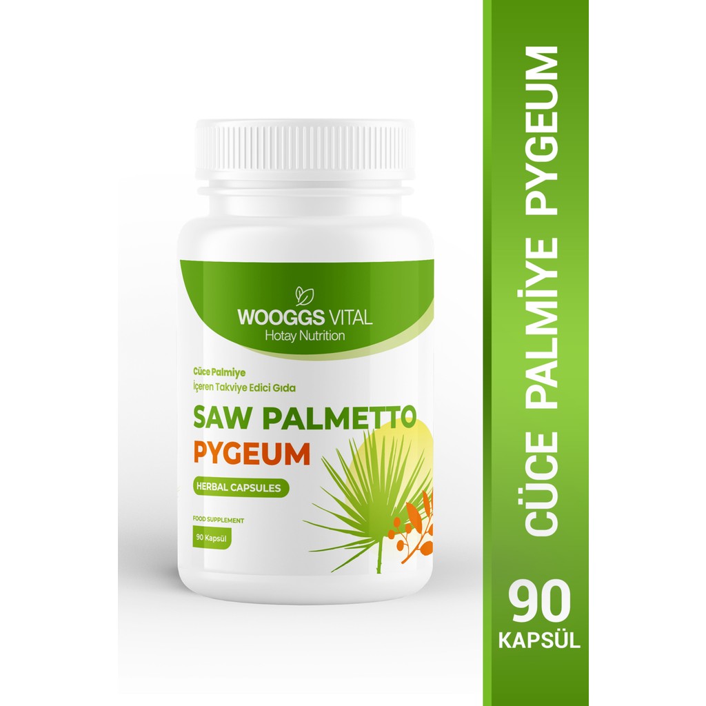 Wooggs Vital Saw Palmetto, Pygeum İçeren Takviye Edici Gıda 90 Kapsül - Aromasız Diğer Fiyatı