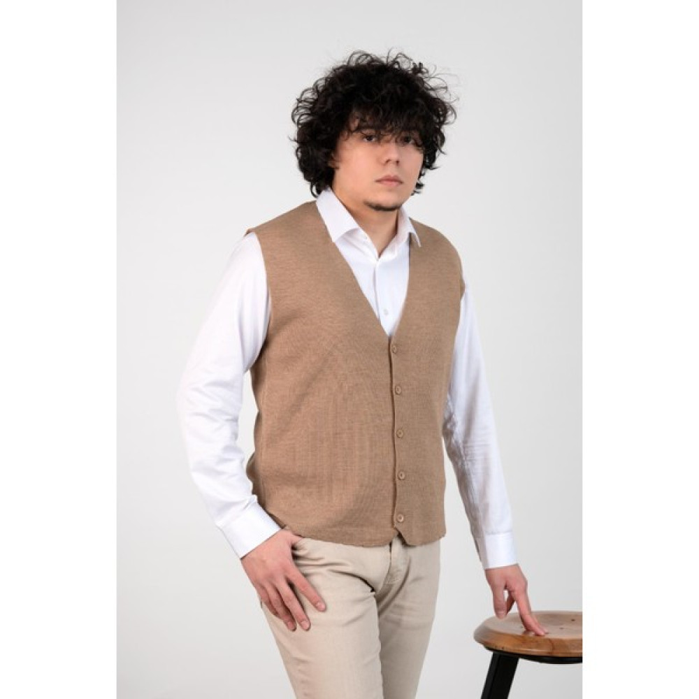 Woolen World Regular Fit Erkek Triko Yelek Erkek Yelek Fiyatı