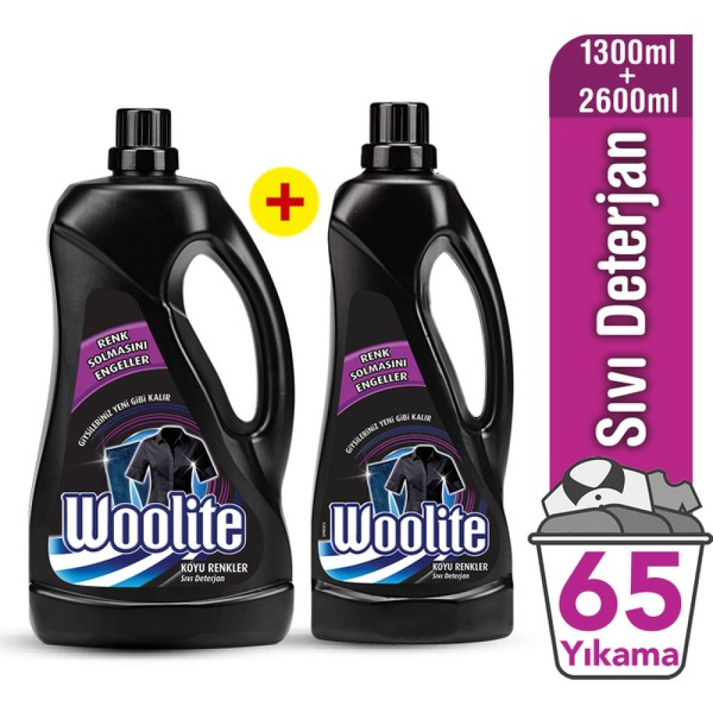 Woolite Siyah Renkler İçin 2,6 + 1,3 lt Oto Boyaları Fiyatı