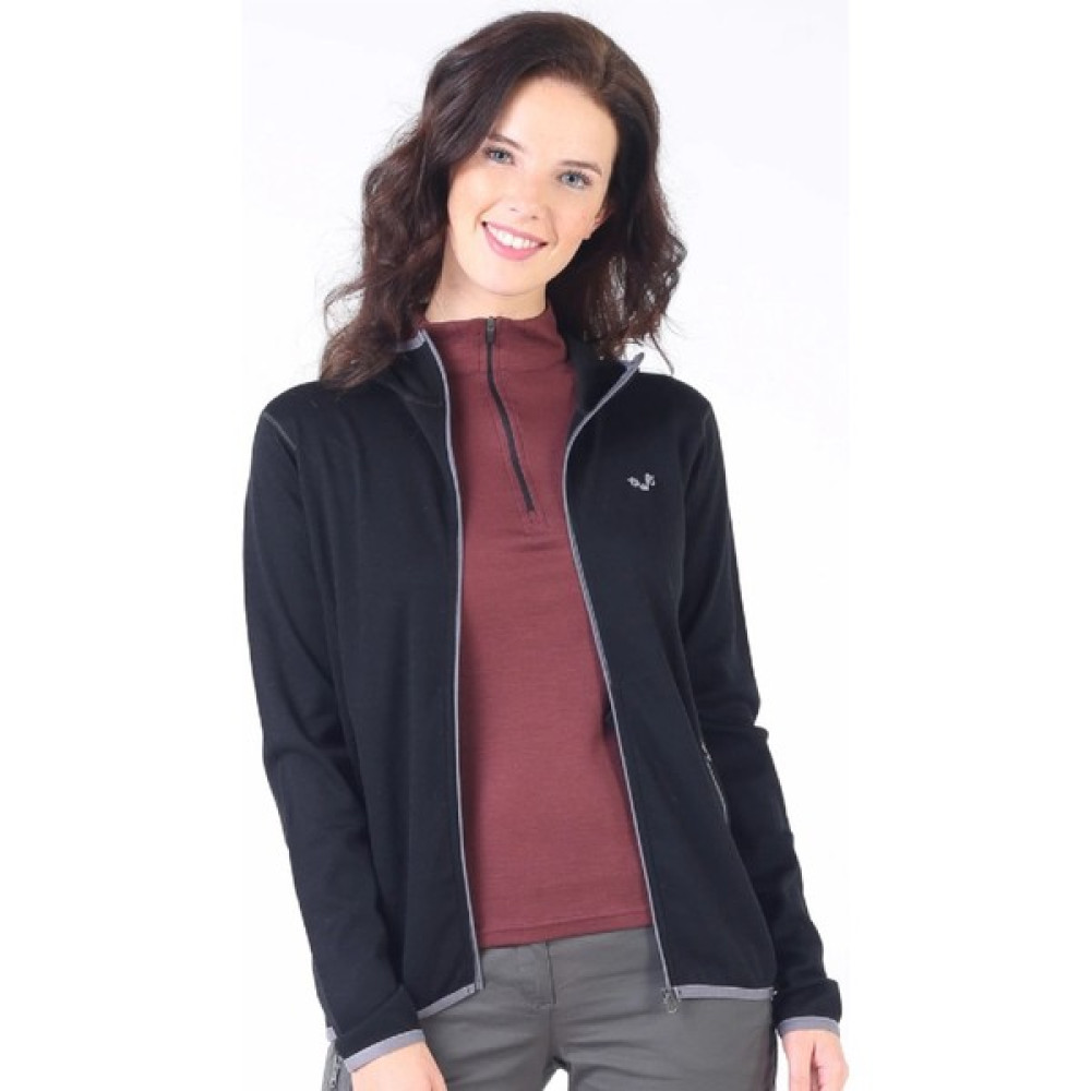 Woolona Marin Fermuarlı Kapüşonlu Kadın Sweatshirt - Blk Bayan Sweatshirt Fiyatı