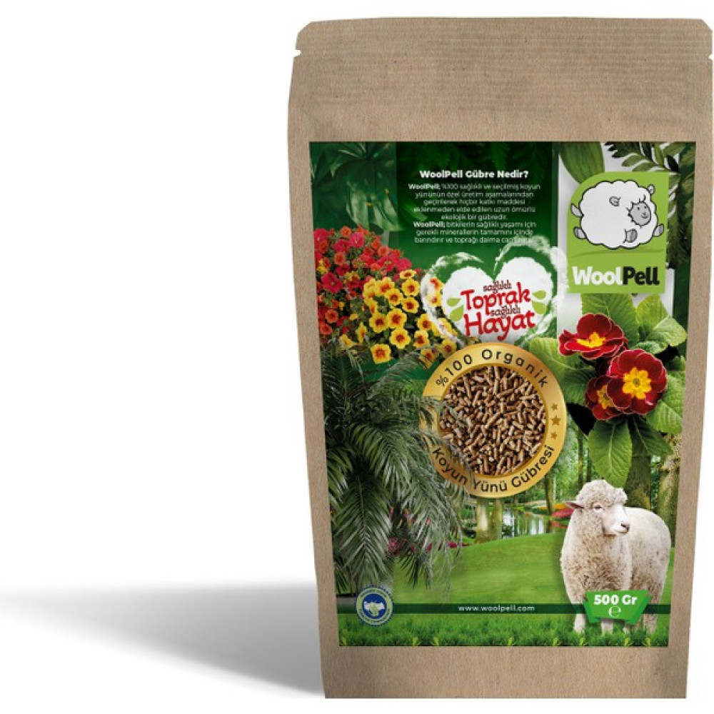 Woolpell Organik Koyun Yünü Gübre 500GR. Gübre Fiyatı