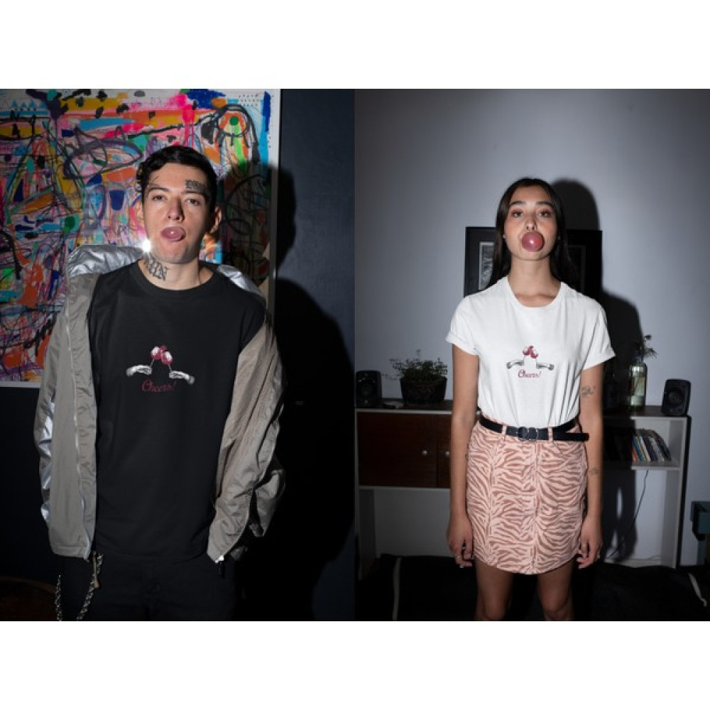 Woozy Oversize Unisex Glass T-Shirt Erkek T-shirt Fiyatı