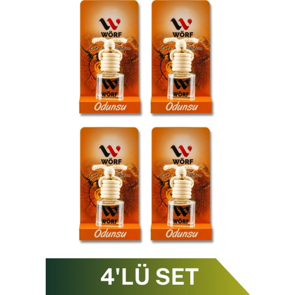 Wörf 8 ml Oto Ayna Kokusu Odunsu 4 Adet Oto Kokuları Fiyatı