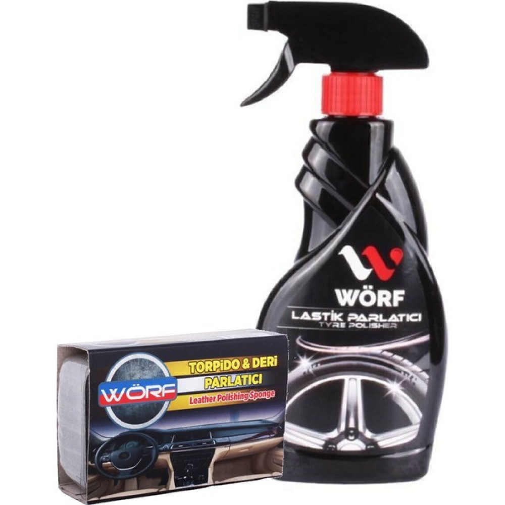 Wörf Lastik Parlatıcı 500 ml ve Parlatıcı Sünger - 0,5 L Lastikler Fiyatı