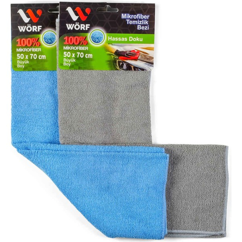 Wörf Mikrofiber Temizlik Bezi Hassas Doku 50*70 (1 ADET) Temizlik Malzemeleri Fiyatı
