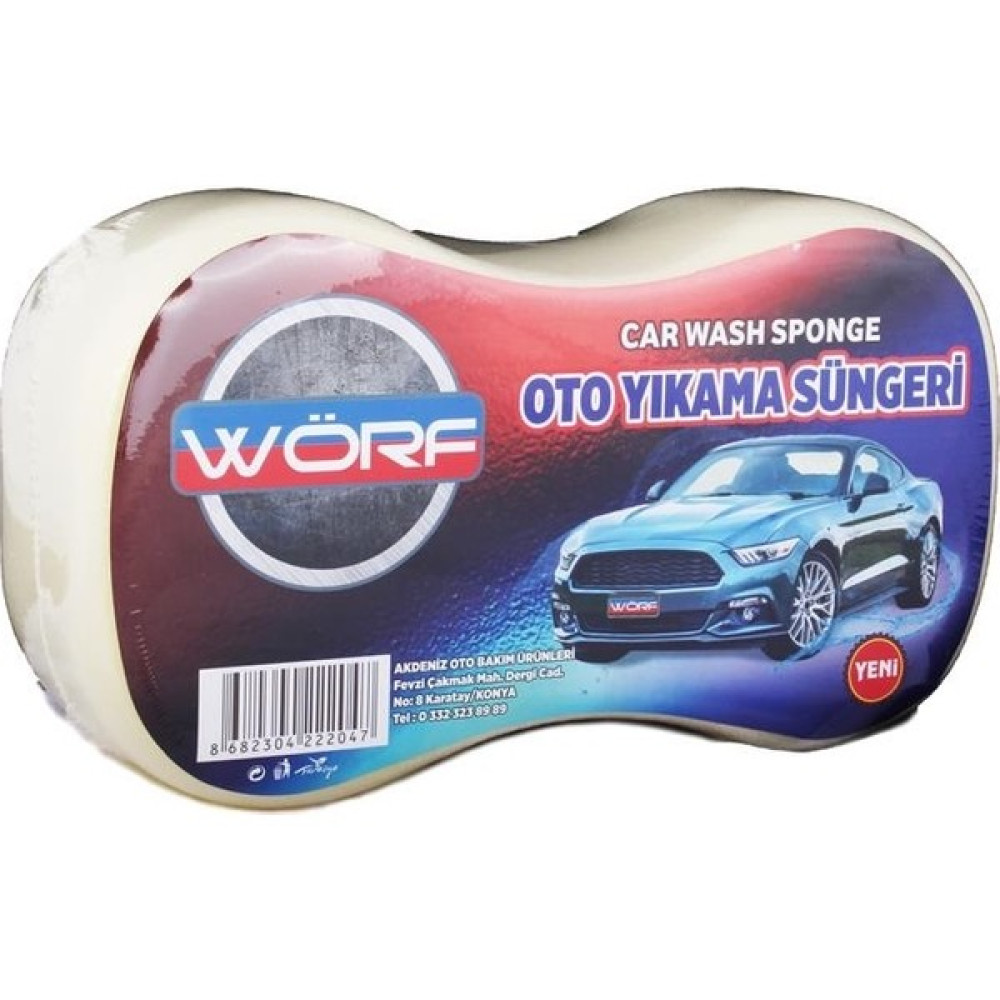 Wörf Oto Yıkama Süngeri Araba Yıkama Süngeri Oto Bakım Bezleri Fiyatı