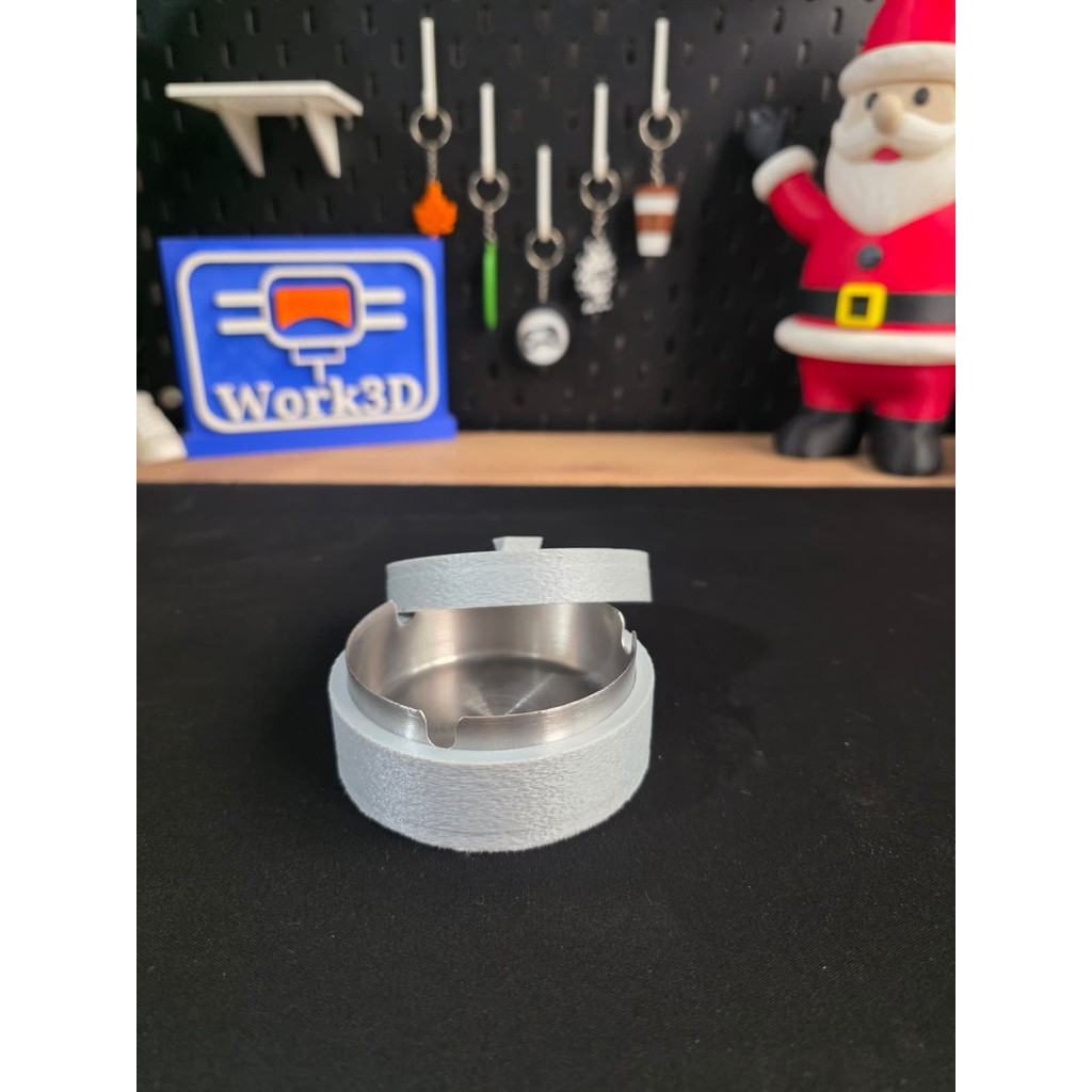 Work3d Premium Kokusuz Küllük Kutusu – Metal Küllük Dahil, Sessiz & Şık Tasarım - Gri Evcil Hayvan Ürünleri Fiyatı