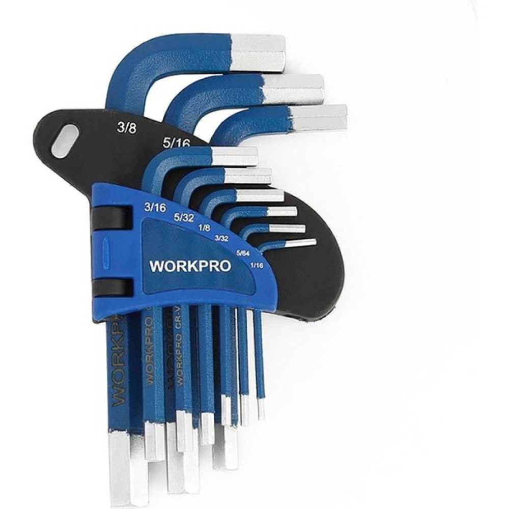 Workpro WP222014 9 Parça Kısa Boy Cr-V Metrik Profesyonel Allen Anahtar Takımı Oto Boyaları Fiyatı