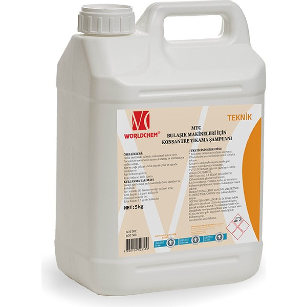 Worldchem Bulaşık Makineleri Için Yıkama Şampuanı MTC200 5 kg Oto Boyaları Fiyatı