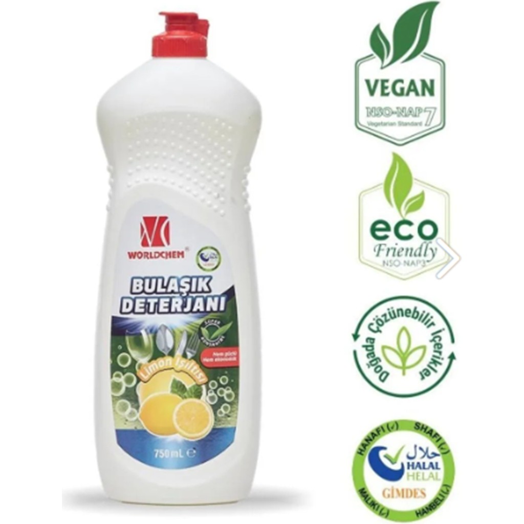 Worldchem Elde Bulaşık Deterjan 750ML - 750 ml Deterjan ve Temizlik Ürünleri Fiyatı
