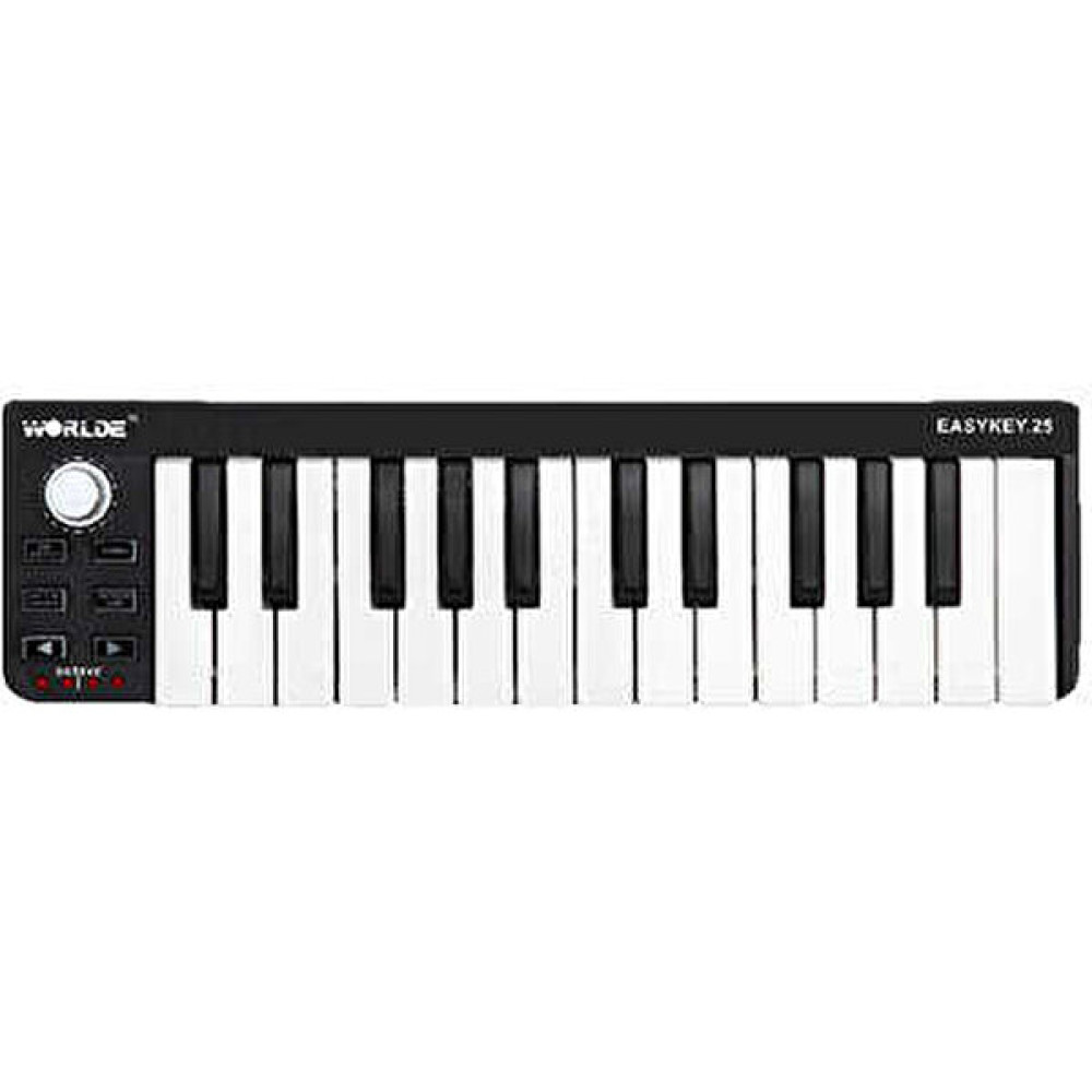 Worlde Easykey 25 Tuş Midi Klavye - Siyah Stüdyo ve Sahne Ekipmanları Fiyatı
