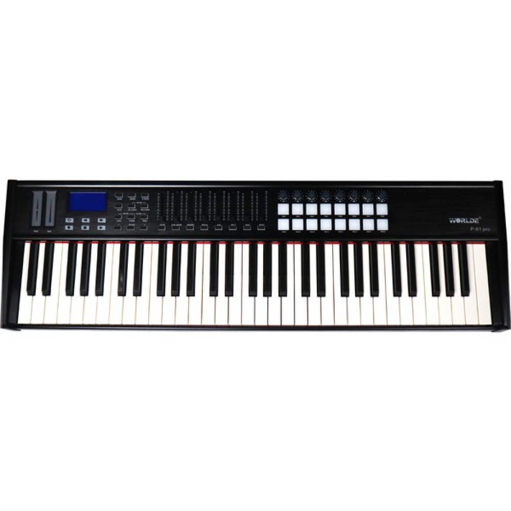 Worlde P-61 Pro 61 Tuş Midi Klavye Stüdyo ve Sahne Ekipmanları Fiyatı