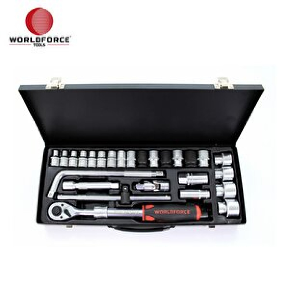 Worldforce 11350 1/2'' Uzatmalı Lokma Takımı 26 Parça Lokma Takımı Fiyatı