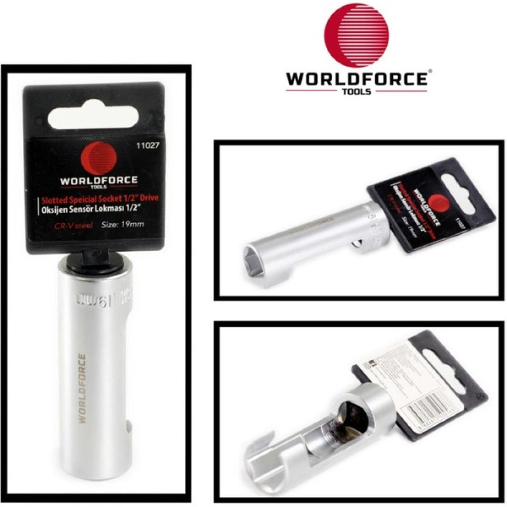 Worldforce Tools Worldforce 1/2" 19MM Yarık Sensör Lokma Anahtar Oto Boyaları Fiyatı