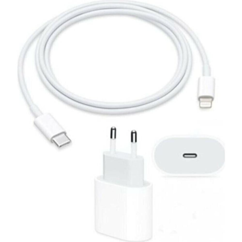 Worldway Iphone X/xs/11/12/13 Serilerine Uyumlu Yeni Nesil 20W Güç Adaptörü ve Spiral Kablo Koruyucu - Beyaz Cep Telefonu Şarj Cihazı Fiyatı