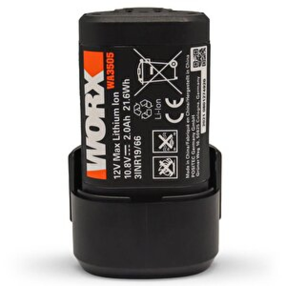 Worx Wa3505 12volt 2.0ah. Li-ion Yedek Akü Matkaplar Fiyatı