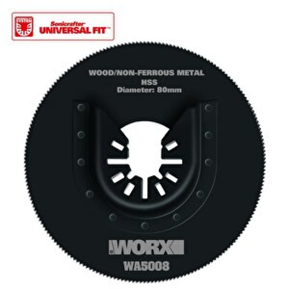 Worx Wa5008 Çok Amaçlı Raspalama Makinası İçin 80mm 360˚ Metal, Ahşap, Fiberglas, Pvc Universal Kesme Bıçağı Yedek Parça - Elektrikli El Aletleri Fiyatı