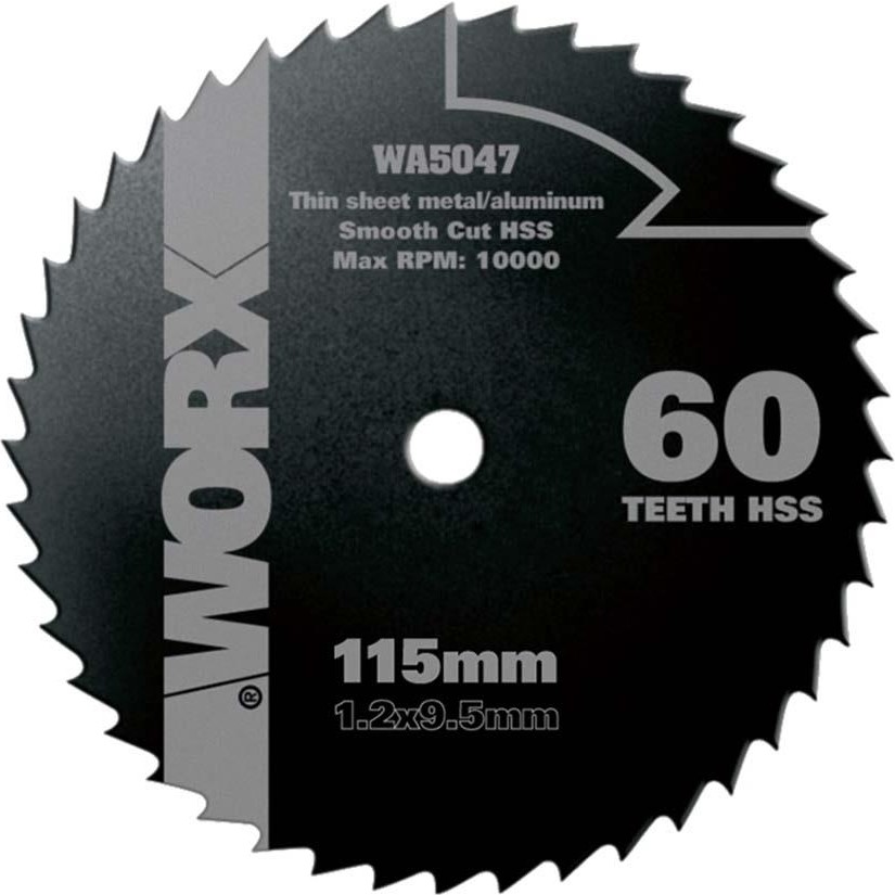 Worx WA5047 115X9,5MM Alüminyum, Pvc, Sac Kesme, Daire Testere Bıçağı Diğer Fiyatı