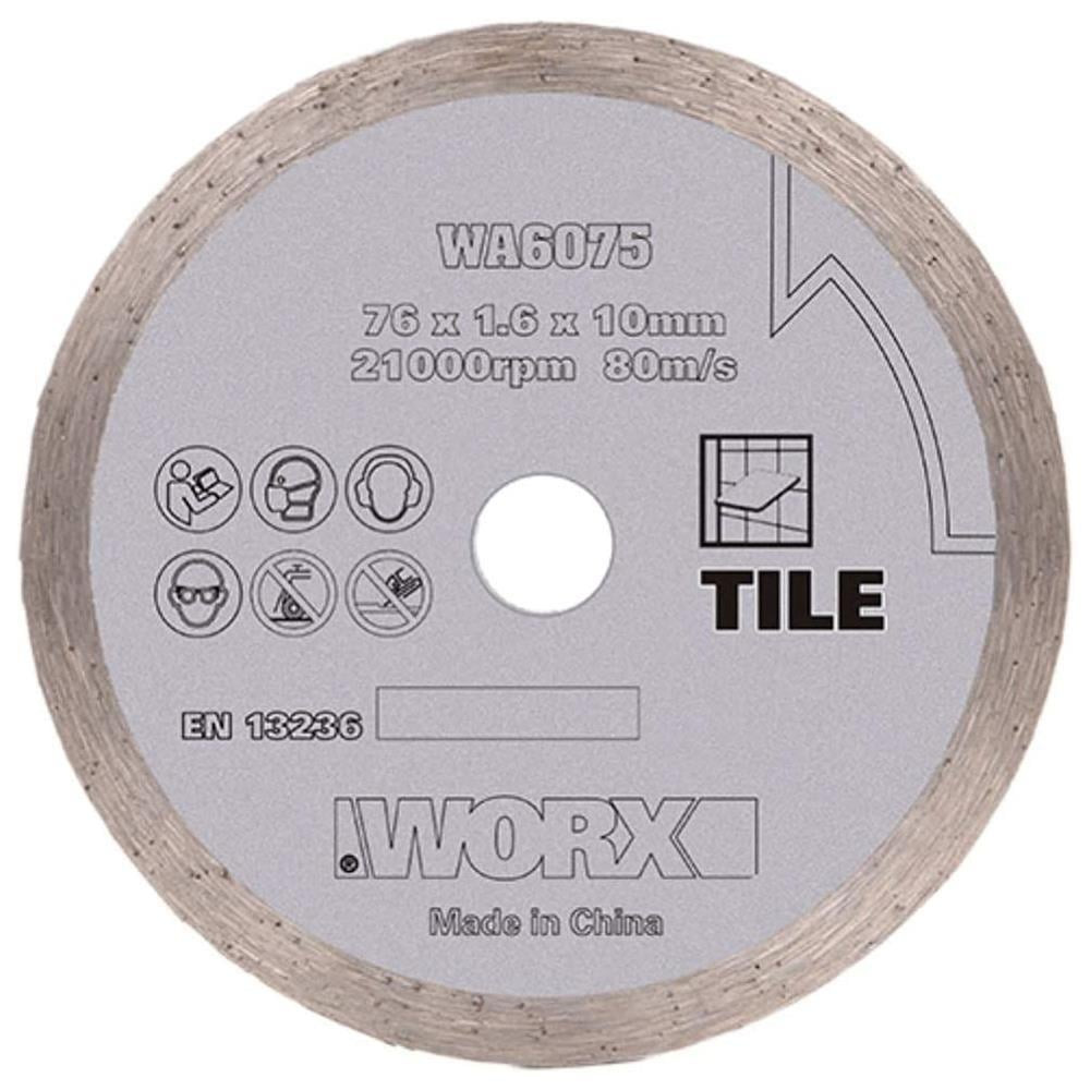 WORX WA6075 WX801 İçin 76X10mm Fayans, Seramik, Mermer Elmas Kesme Diski Oto, Bahçe, Yapı Market Fiyatı