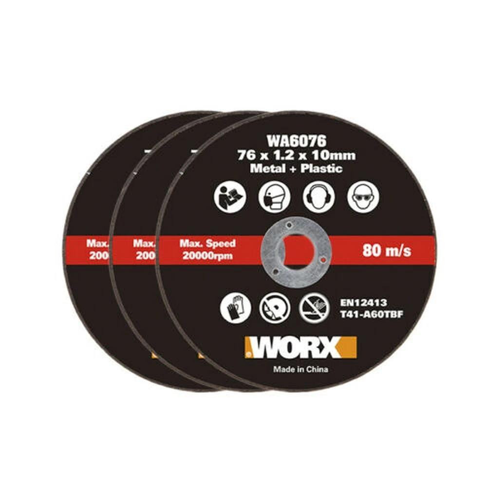 WORX WA6076.3 WX801 İçin 76X10mm 3 Adet Metal Ve PVC Kesme Taşı Oto, Bahçe, Yapı Market Fiyatı