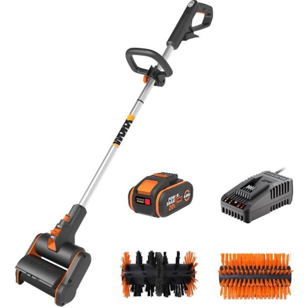 Worx WG441E 20VOLT 4.0AH. Liıon Tek Akülü 165MM Profesyonel Çok Amaçlı Şarjlı Zemin Fırçası Oto Boyaları Fiyatı