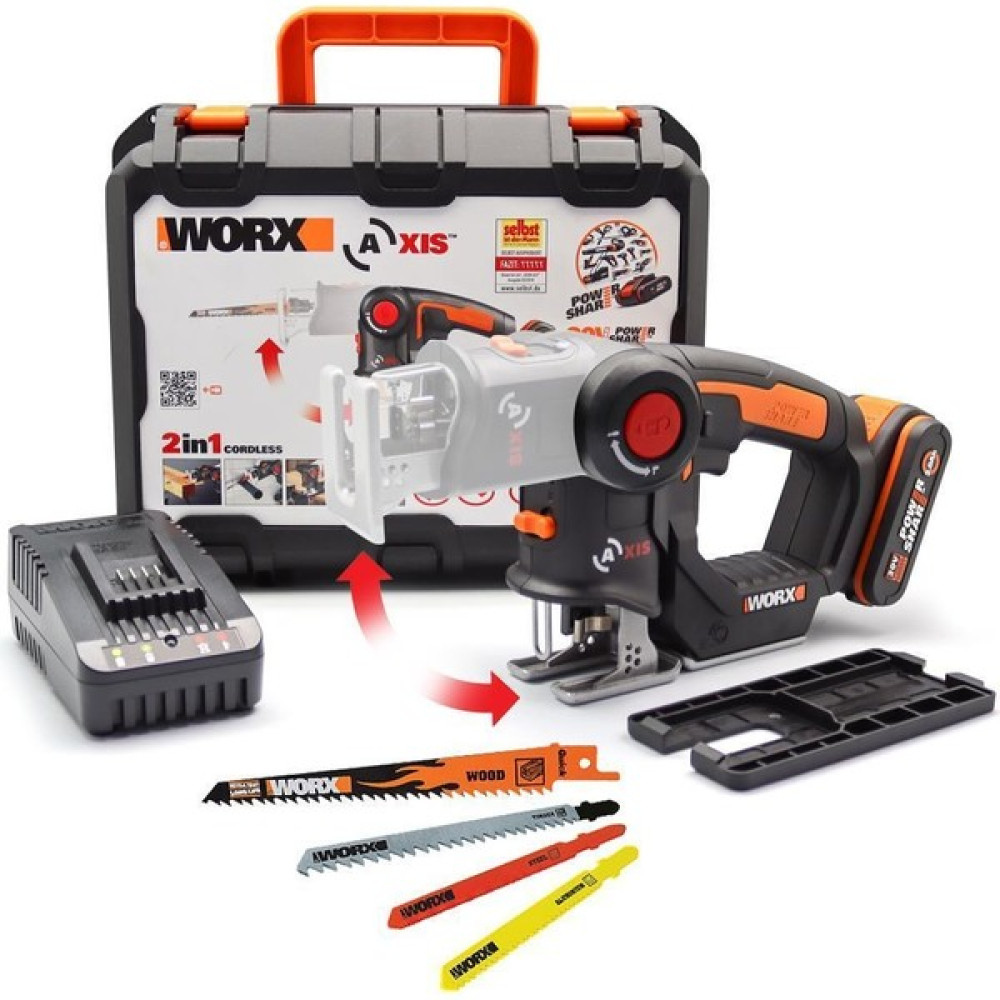 Worx WX550 Profesyonel Dekupaj ve Tilki Kuyruğu Testere 20VOLT 2.0AH. Oto Boyaları Fiyatı