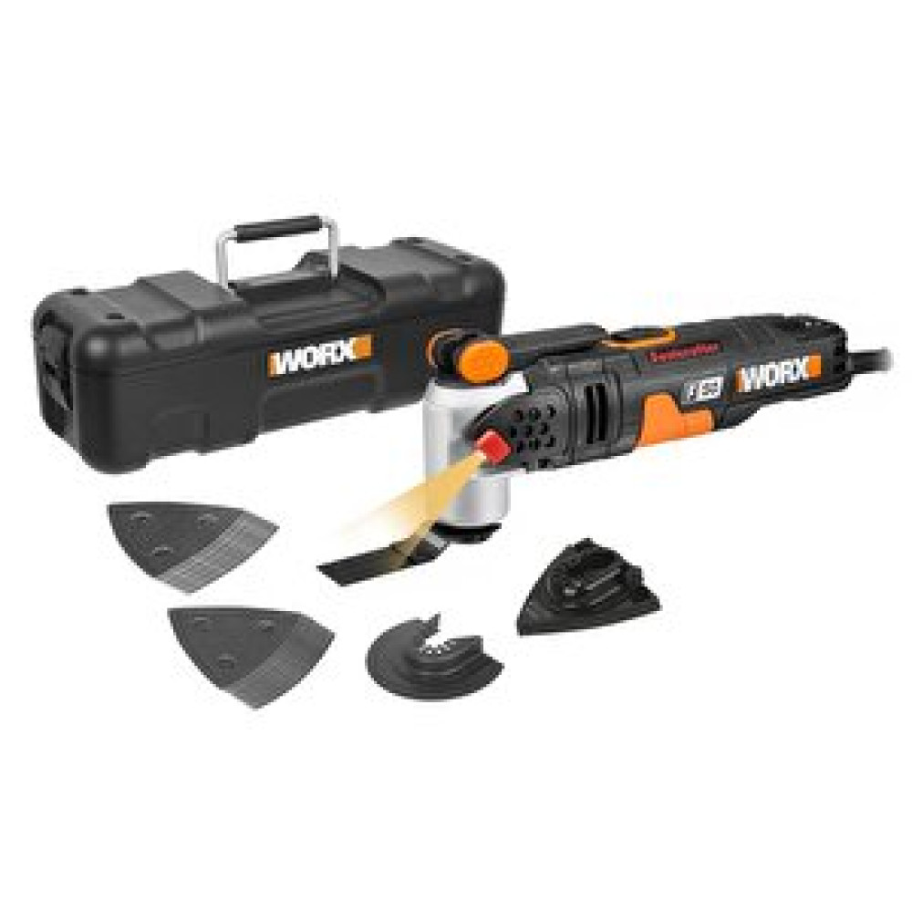 Worx Wx681 450watt Profesyonel Çok Amaçlı Devir Ayarlı Kesme Raspalama Ve Zımpara + 39 Adet Aksesuar Zımparalama Makinesi Fiyatı