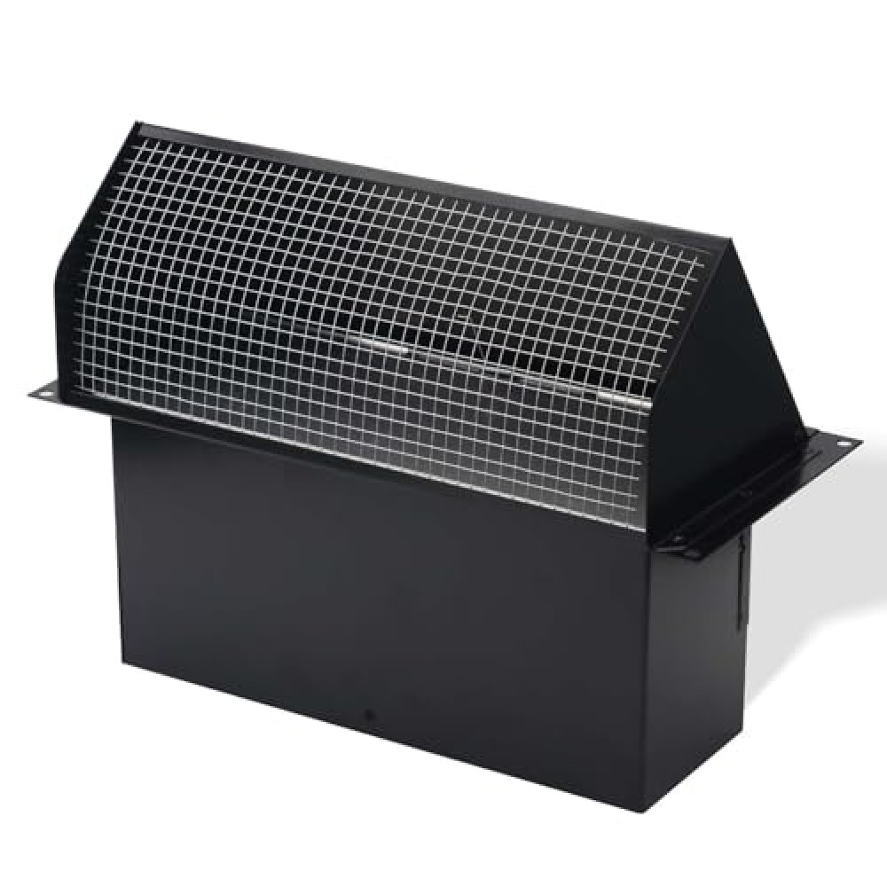 Wosijm Wall Vent Cap for Broan Exhaust Fan ​for Kitchen Range Hood Bathroom Exhaust Dryer Vent for 3-1/4" x 10" Duct (Steel
