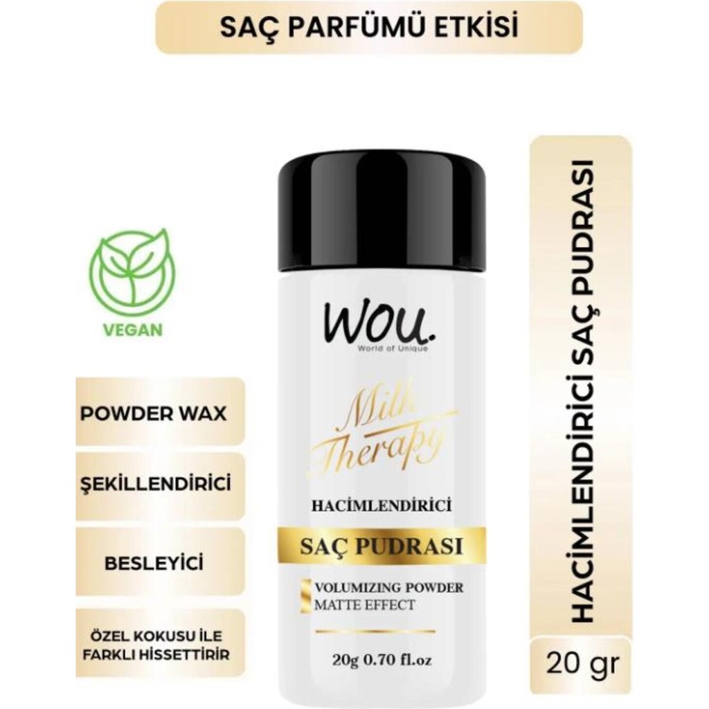 Wou Milk Therapy Saç Pudrası 20 G Saç Şekillendirici Sprey Fiyatı