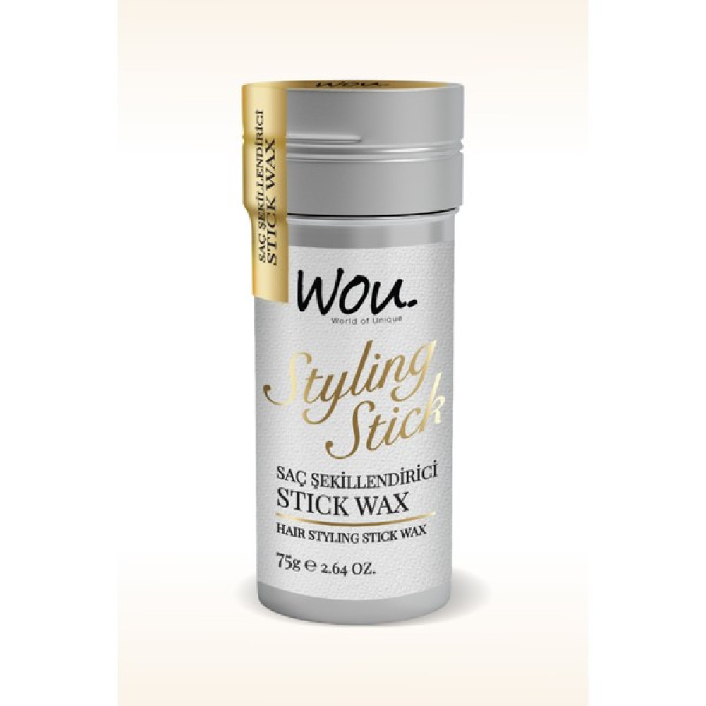 Wou Saç Sabitleyici Stick Wax, Saç Stick, Bal Mumu, Sert Tutuş Hair Wax Stick 75gr Saç Şekillendirici Krem Fiyatı
