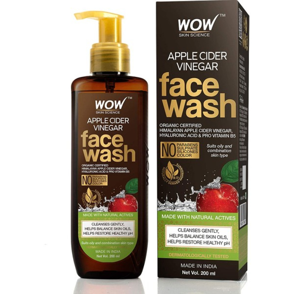 Wow Skin Science Elma Sirkesi Yüz Yıkama-%97,4 Doğal Içerik-Ecocert Sertifikalı %100 Saf Elma Sirkesi 200ML Oto Boyaları Fiyatı