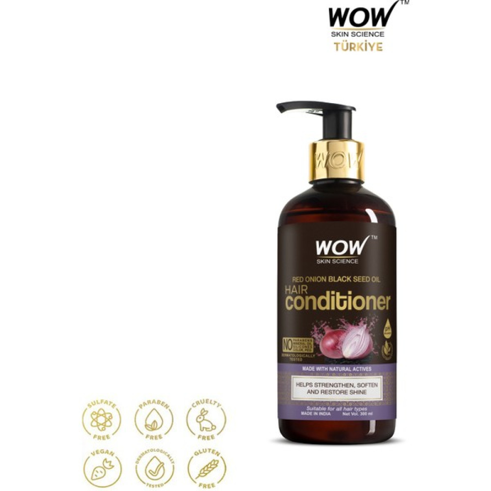 Wow Skin Science Kırmızı Soğan Saç Kremi-%92,1 Doğal Içerik-Ph Dengeleyici Saç Dökülme Kontrolü ve Saç Uzaması 300ML Oto Boyaları Fiyatı