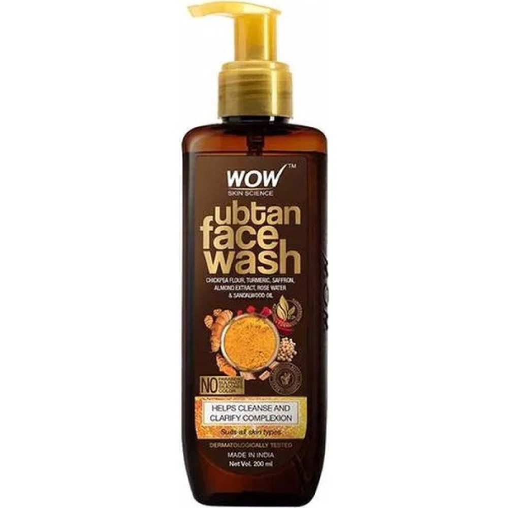 Wow Skin Science Ubtan Yüz Yıkama Jeli-Nohut Unu, Zerdeçal, Safran, Bademözü, Gül Suyu, Sandalağacıyağı 200ML Oto Boyaları Fiyatı