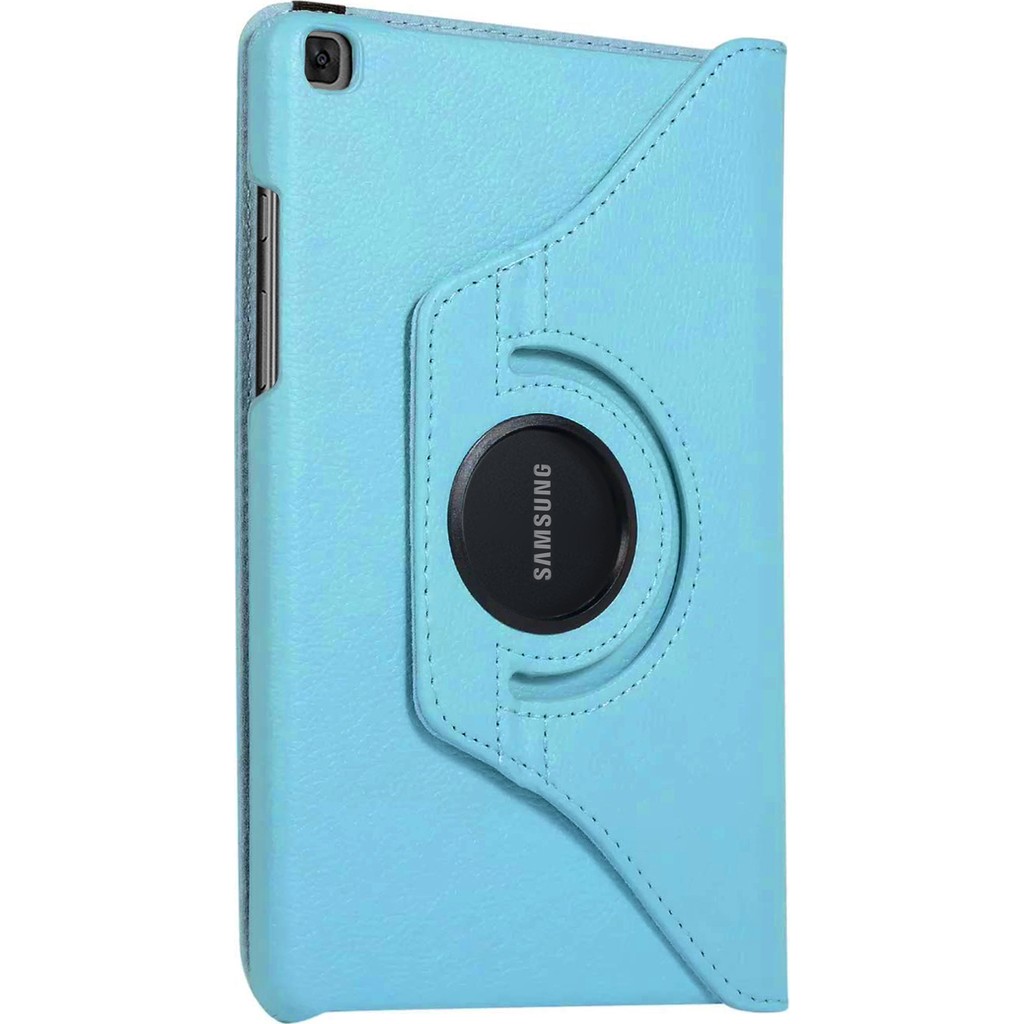 wowacs Samsung Galaxy Tab A7 SM-T500 Kılıf Dönerli Standlı Suni Deri Kapaklı Kılıf - Mavi Tablet Kılıfı Fiyatı