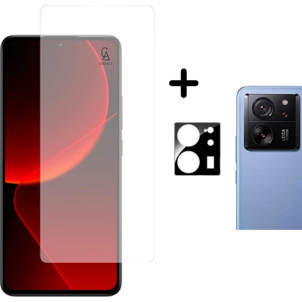 Wowacs Xiaomi Mi 13T Pro Uyumlu Temperli Cam Ekran Koruyucu Ve Kamera Lens Koruyucu Seti - Siyah - Xiaomi 13T Pro Cep Telefonu Ekran Koruyucusu Fiyatı