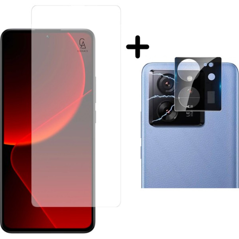 Wowacs Xiaomi Mi 13T Uyumlu Temperli Cam Ekran Koruyucu Ve Kamera Lens Koruyucu Seti - Siyah - Xiaomi 13T Cep Telefonu Ekran Koruyucusu Fiyatı