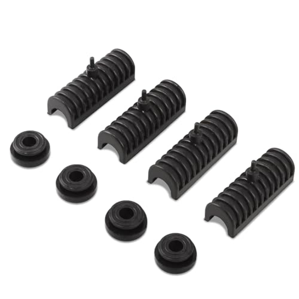 WOWTK Hard Saddlebag Rubber Grommets & Support Cushions Mounts for HD Harley Touring 1993-2013,for Road Glide/Road King/Street Glide/Electra Glide Standard Extended/Stretched Saddlebags