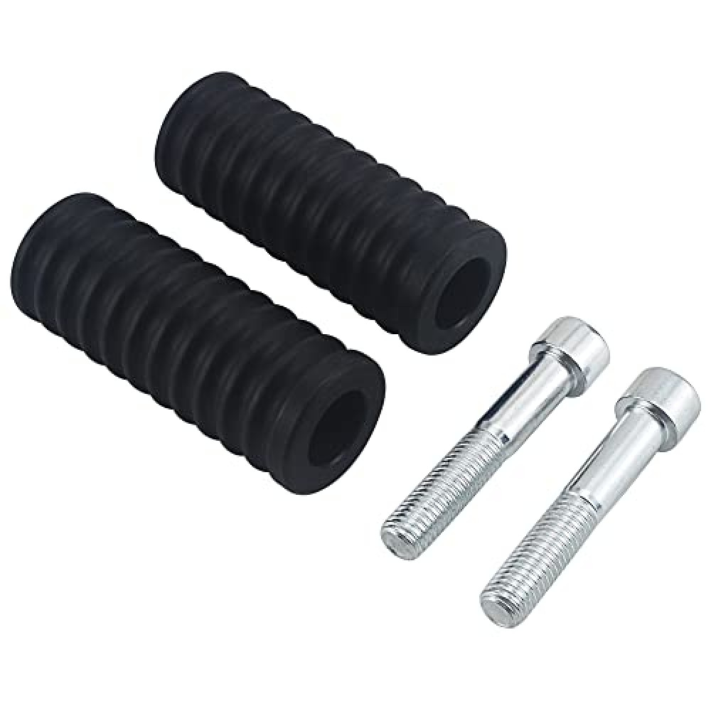 WOWTK Pair of Crash Bar Frame Slider ends for Harley softail street bob,low riderand Heritage Classic 2018-2024