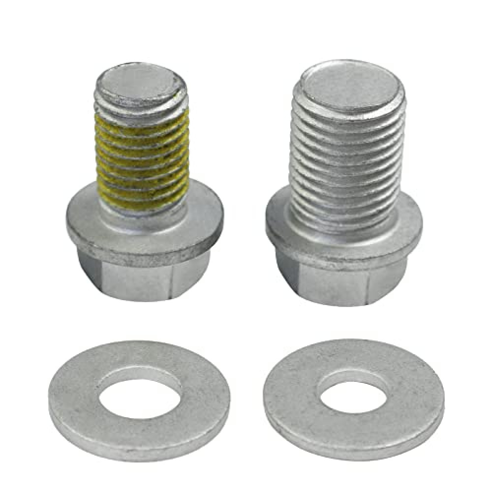 WOWYZL Rear Drive Prop Shaft Retaining Bolt Set with Washer 2 Pcs M12x16,M10x16 Compatible with Can-Am ATV Replace# 250200102,250000359,250200014,250000615