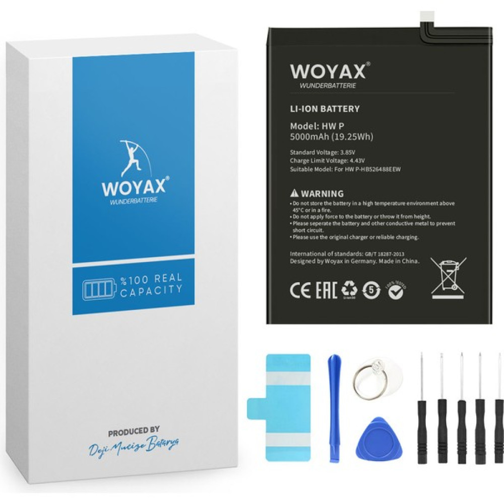 Woyax by Deji Huawei P Smart 2021 Uyumlu Premium Batarya Cep Telefonu Bataryası Fiyatı