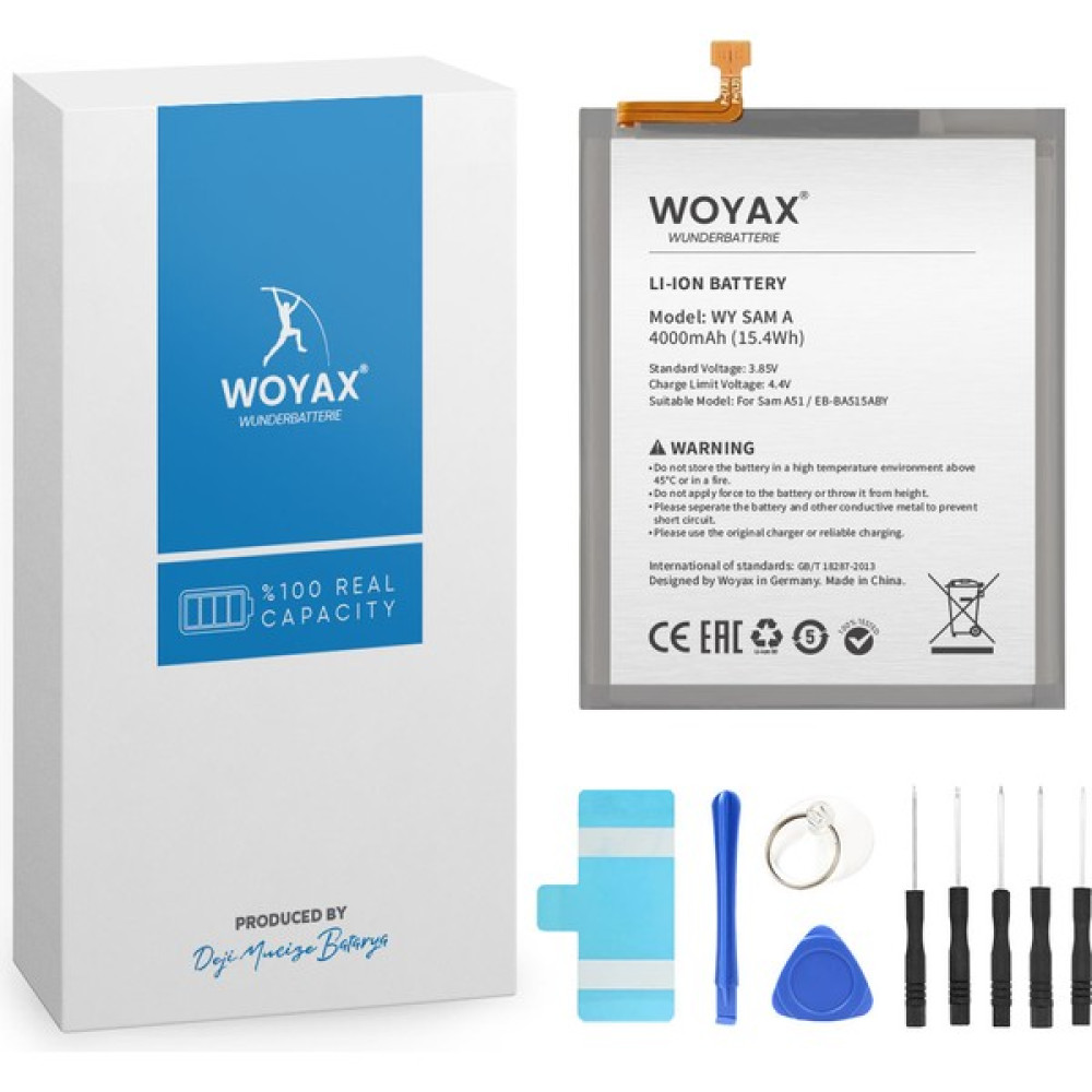 Woyax by Deji Samsung Galaxy A51 Uyumlu Mucize Batarya Eb-ba515aby Cep Telefonu Bataryası Fiyatı