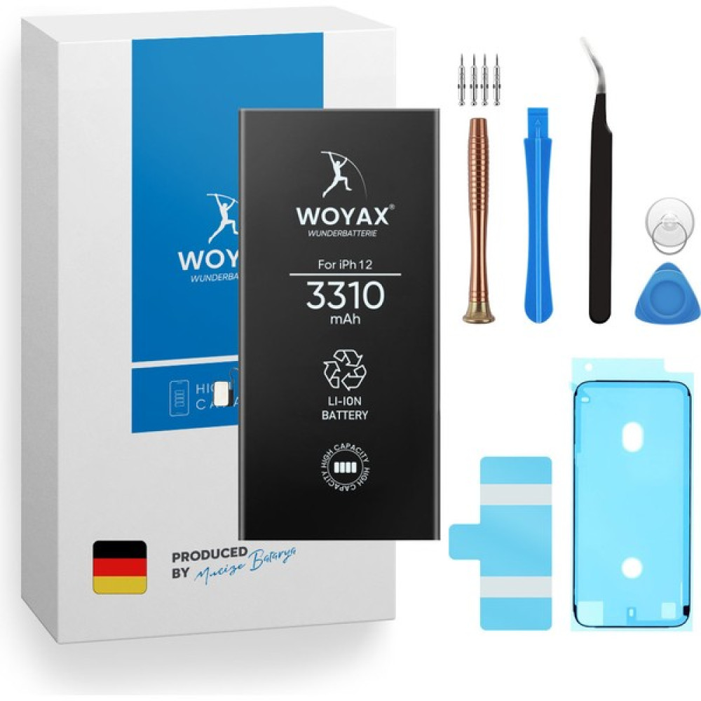 Woyax iPhone 12 Uyumlu Premium Batarya 3310mAh Cep Telefonu Bataryası Fiyatı