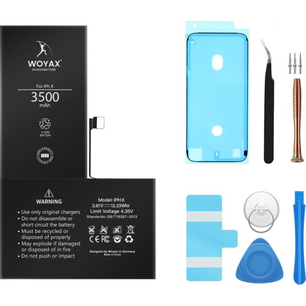 Woyax Iphone X Uyumlu Premium Batarya 3500mah Cep Telefonu Bataryası Fiyatı